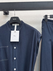 Denim suit