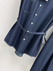 Denim suit