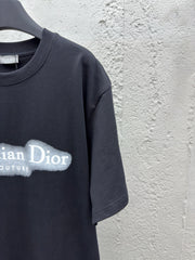 Printed letter fluorescent short sleeves