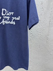 Letter embroidered short sleeves