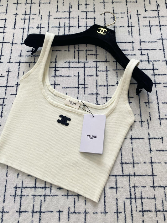 Simple two-tone vest