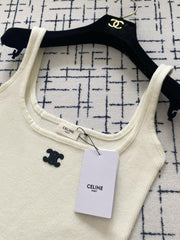 Simple two-tone vest