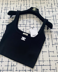 Simple two-tone vest