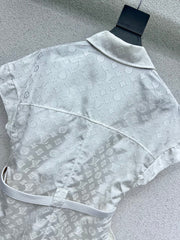Classic jacquard dress