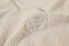 Cotton drawstring terry casual short sleeves