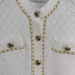 Dopamine short-sleeved cardigan
