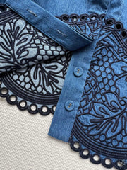 Heavy embroidery suit