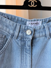 Handmade sequin jeans
