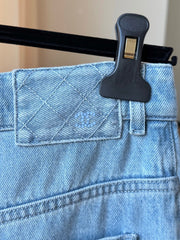 Handmade sequin jeans