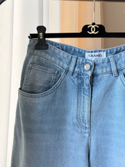 Handmade sequin jeans
