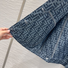 Denim suit
