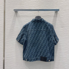 Denim suit