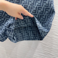 Denim suit
