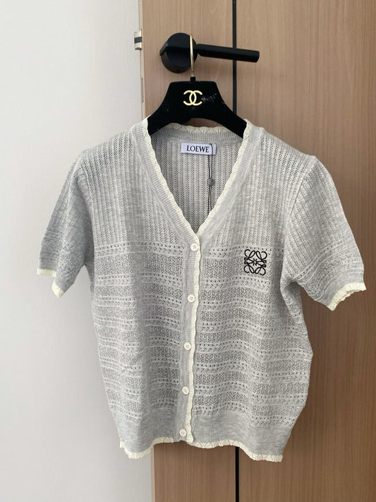 Embroidered cardigan