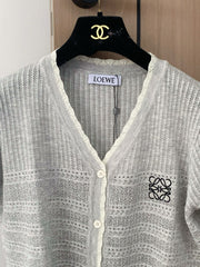 Embroidered cardigan