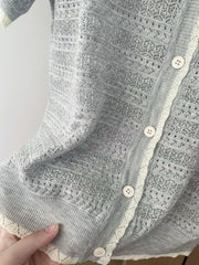 Embroidered cardigan