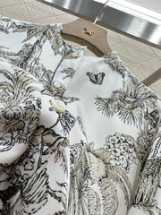 Printed silk shirt