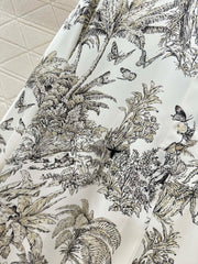 Printed silk shirt