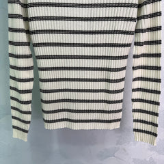 Striped knitted top