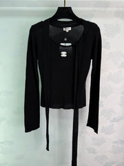 Bow knit top