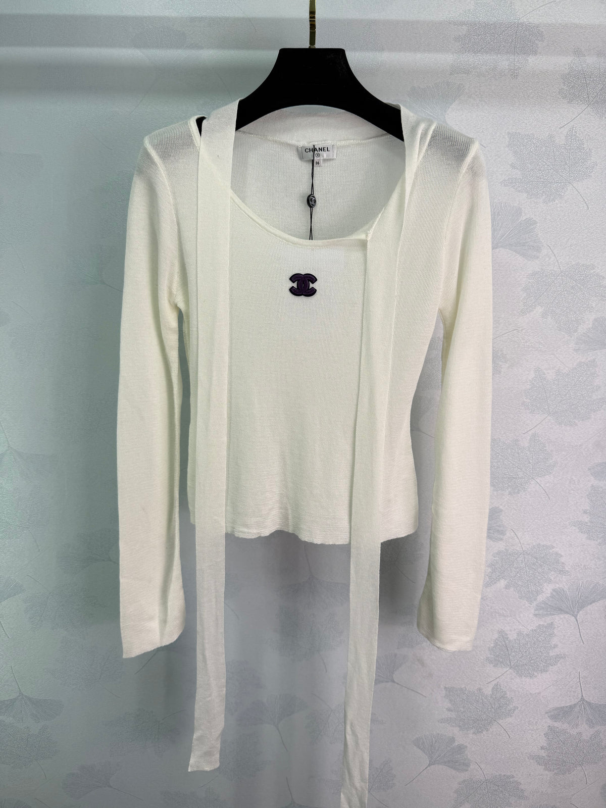 Bow knit top
