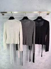 Bow knit top