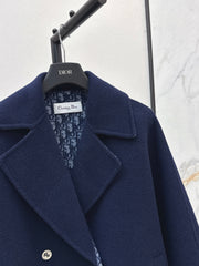Double-faced wool short coat