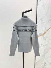 Zippered cashmere jacket