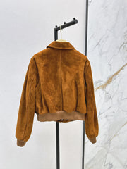 Retro preppy-inspired short jacket