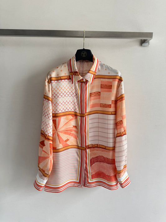 Twill Silk Shirt