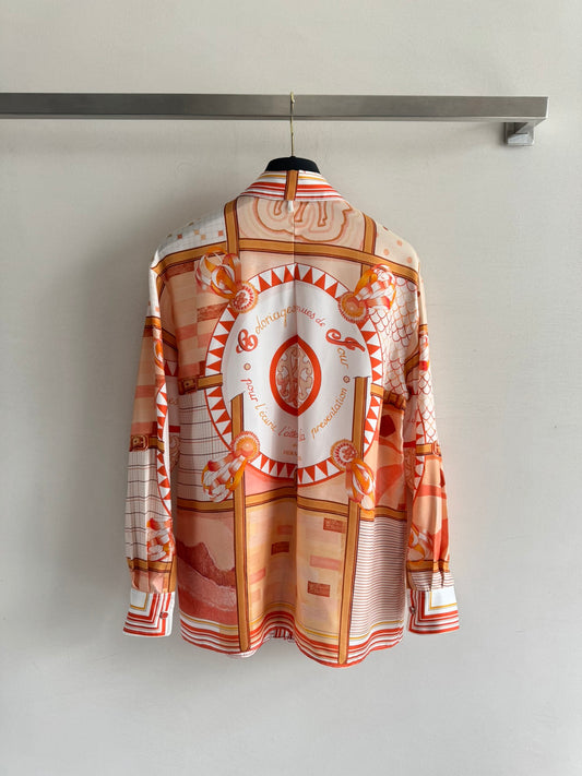 Twill Silk Shirt