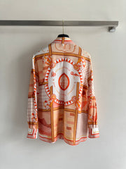 Twill Silk Shirt