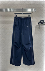 Casual baseball jacket and trousers set.