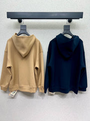 Casual hooded sweatshirt + trousers sports suit