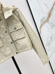 Cropped hooded jacket