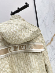 Cropped hooded jacket