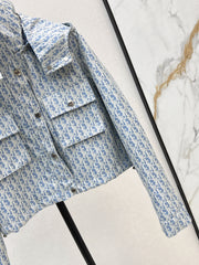 Cropped hooded jacket