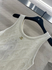 Fireworks Rhinestone Knit Vest