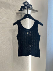 Fireworks Rhinestone Knit Vest