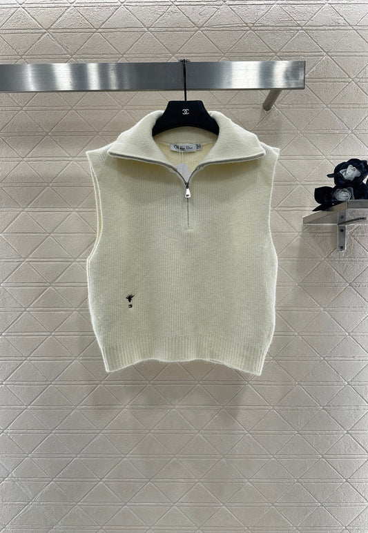 Lapel Knit Vest