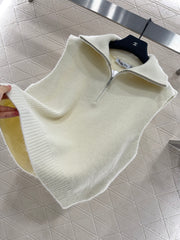 Lapel Knit Vest