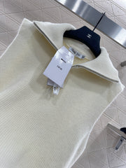 Lapel Knit Vest
