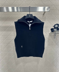 Lapel Knit Vest