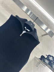 Lapel Knit Vest