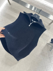 Lapel Knit Vest