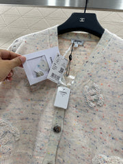 Letter Knit Cardigan