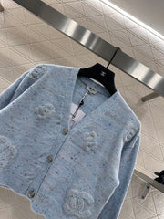 Letter Knit Cardigan