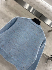 Letter Knit Cardigan
