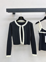 Two-Piece Cardigan and Suspender Set