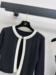 Two-Piece Cardigan and Suspender Set